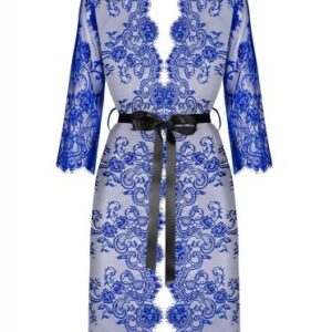 YourPrivateLife.nl - Cobaltess Kanten Kimono - Blauw