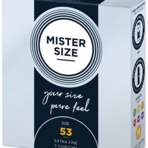 YourPrivateLife.nl - MISTER.SIZE 53 mm Condooms 3 stuks