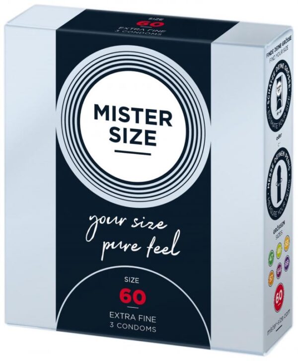 YourPrivateLife.nl - MISTER.SIZE 60 mm Condooms 3 stuks