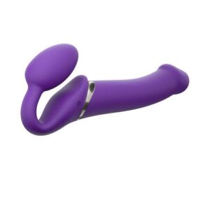 YourPrivateLife.nl - Strap On Me - Strapless Vibrerende Voorbind Dildo - Maat L - Paars