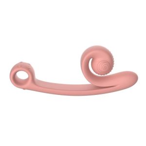 YourPrivateLife.nl - Snail Vibe Curve Duo Vibrator - Peachy Pink van Snail Vibe